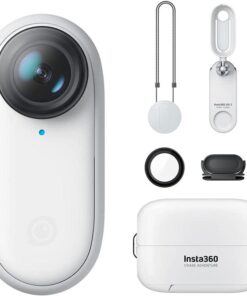 Insta360 GO Small Action Camera Light Weight Waterproof Stabilization POV Capture With Charge Case Wearable Camera Accessories