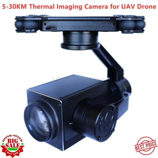 5-30KM long-distance 18X Dual Sensor of Zoom UAV Thermal Imaging Camera with 3 Axis Gimbal for UAV Drone Aerial Cinematography - Image 6