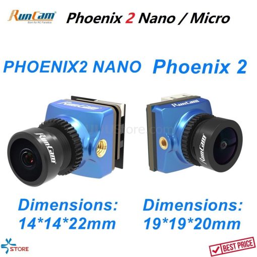 RunCam Phoenix 2 Analog FPV Camera - 1000TVL 2.1mm 16:9/4:3 Micro 19x19 / Nano 14x14 PAL NTSC Switchable For Rc FPV Drones — изображение 9