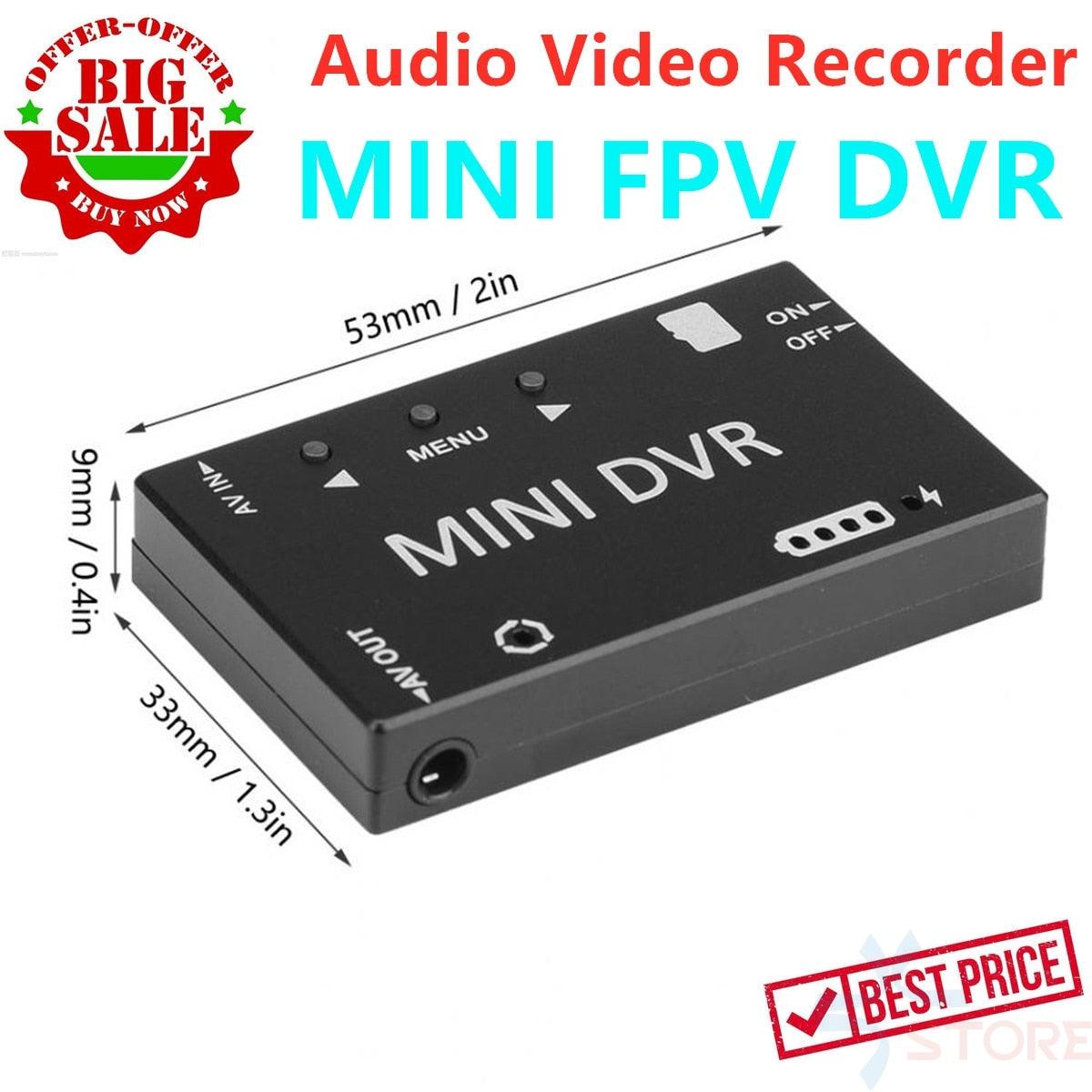 Mini FPV DVR Module NTSC/PAL Switchable Built-in Battery Video Audio FPV Recorder for RC Models Racing FPV Drone - Image 4