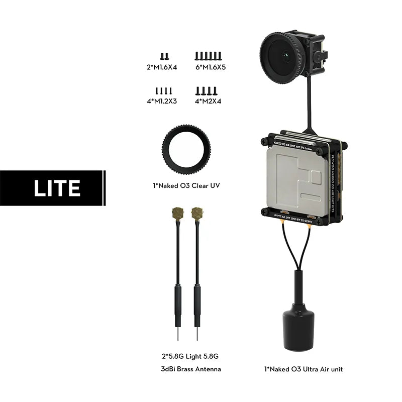 Flywoo Naked O3 Lite / Ultra Air Unit - Reducing Weight 50% Fit for Micro FPV Drone 8 Flywoo Naked O3 Lite / Ultra Air Unit - Reducing Weight 50% Fit for Micro FPV Drone - Image 8