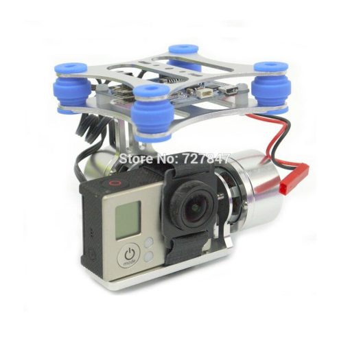RTF 2 Axis Metal Brushless Gimbal - for GoPro 3 / Xiaomi / SJ4000 Camera 1 2 Walkera X350 Pro, w/ BGC Controller Board 2208 Motors 3 RTF 2 Axis Metal Brushless Gimbal - for GoPro 3 / Xiaomi / SJ4000 Camera 1 2 Walkera X350 Pro, w/ BGC Controller Board 2208 Motors - صورة RTF 2 Axis Metal Brushless Gimbal - for GoPro 3 / Xiaomi / SJ4000 Camera 1 2 Walkera X350 Pro, w/ BGC Controller Board 2208 Motors - صورة 3