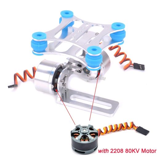 Brushless Camera Gimbal Frame - 1PCS Shock Absorbing CNC Metal Brushless Camera Gimbal Frame & 2PCS 2208 80KV Motor for Gopro 2 3 Xiaomi Xiaoyi Camera 6 Brushless Camera Gimbal Frame - 1PCS Shock Absorbing CNC Metal Brushless Camera Gimbal Frame & 2PCS 2208 80KV Motor for Gopro 2 3 Xiaomi Xiaoyi Camera — изображение 6