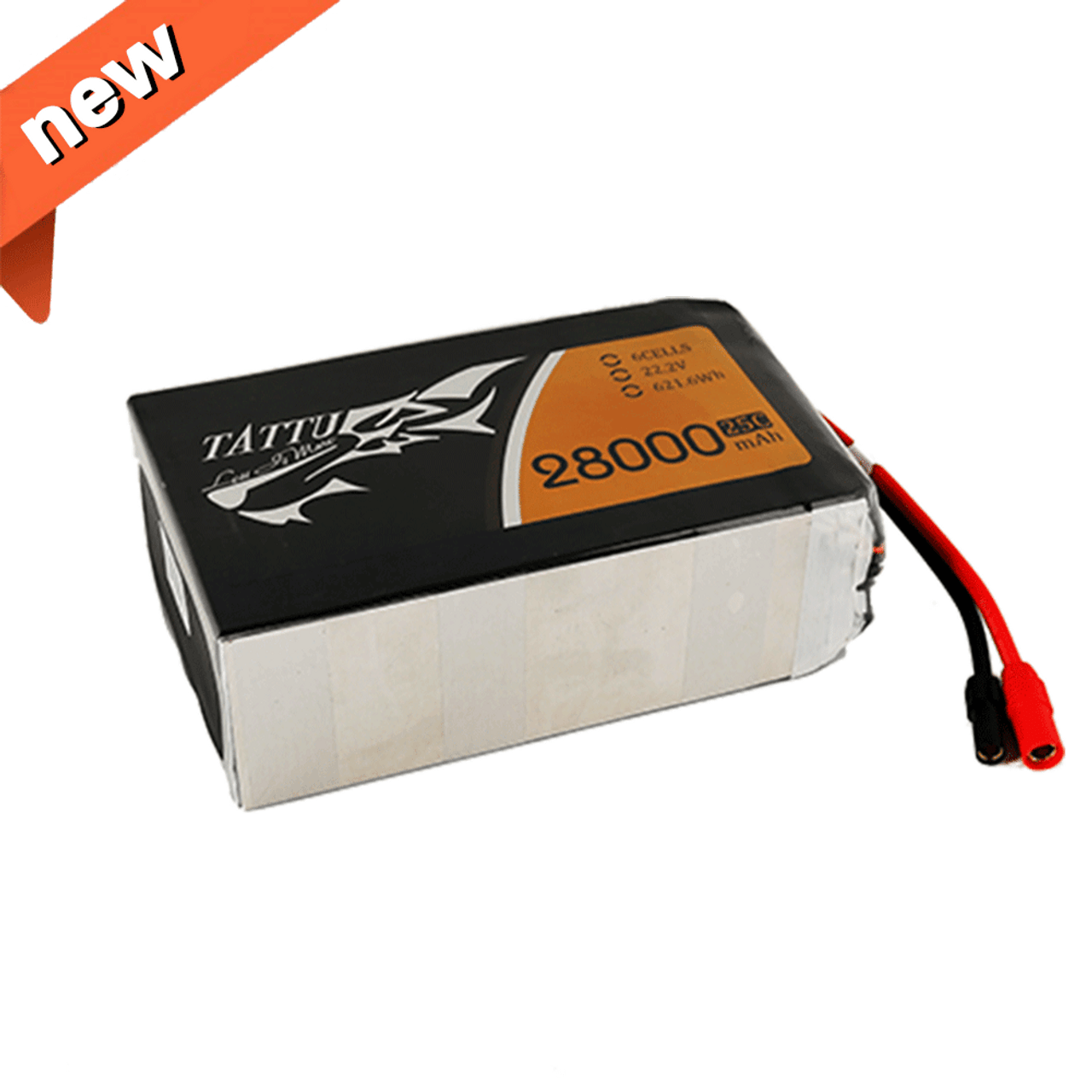 Tattu 28000mAh 6s 25C 22.2V Lipo Battery Pack With AS150 +XT150 Plug 2 Tattu 28000mAh 6s 25C 22.2V Lipo Battery Pack With AS150 +XT150 Plug - Image 2