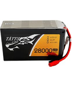 Tattu 28000mAh 6s 25C 22.2V Lipo Battery Pack With AS150 +XT150 Plug