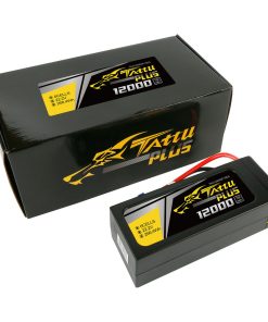 Tattu Plus 12000mAh 6s 15C 22.2V Smart Lipo Battery Pack With EC5 / AS150 + XT150 Plug (New Version)