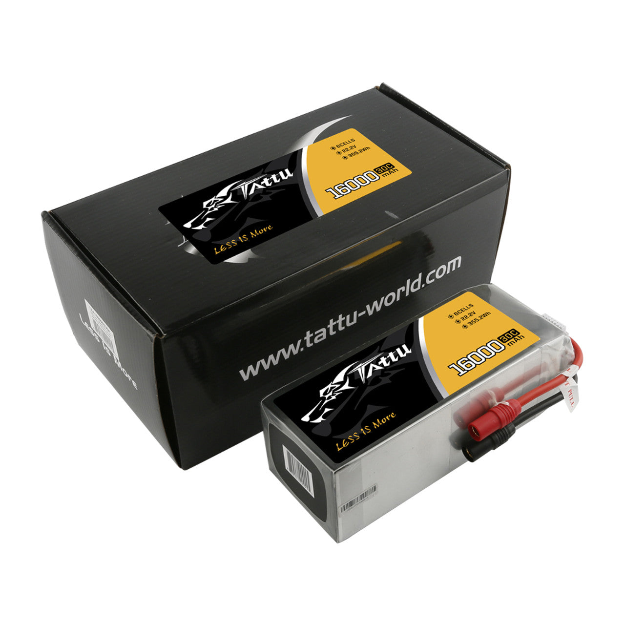 Tattu 16000mAh 6S 30C 22.2VLipo Battery Pack With AS150+AS150 Plug 5 Tattu 16000mAh 6S 30C 22.2VLipo Battery Pack With AS150+AS150 Plug - Image 5