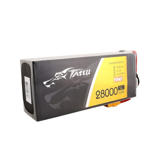 Tattu 28000mAh 6S 5C 22.2V NMC Lipo Battery Pack With XT90S Plug 3 Tattu 28000mAh 6S 5C 22.2V NMC Lipo Battery Pack With XT90S Plug - Image 3