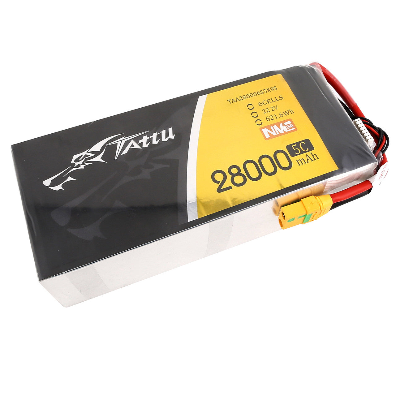 Tattu 28000mAh 6S 5C 22.2V NMC Lipo Battery Pack With XT90S Plug 2 Tattu 28000mAh 6S 5C 22.2V NMC Lipo Battery Pack With XT90S Plug - Image 2