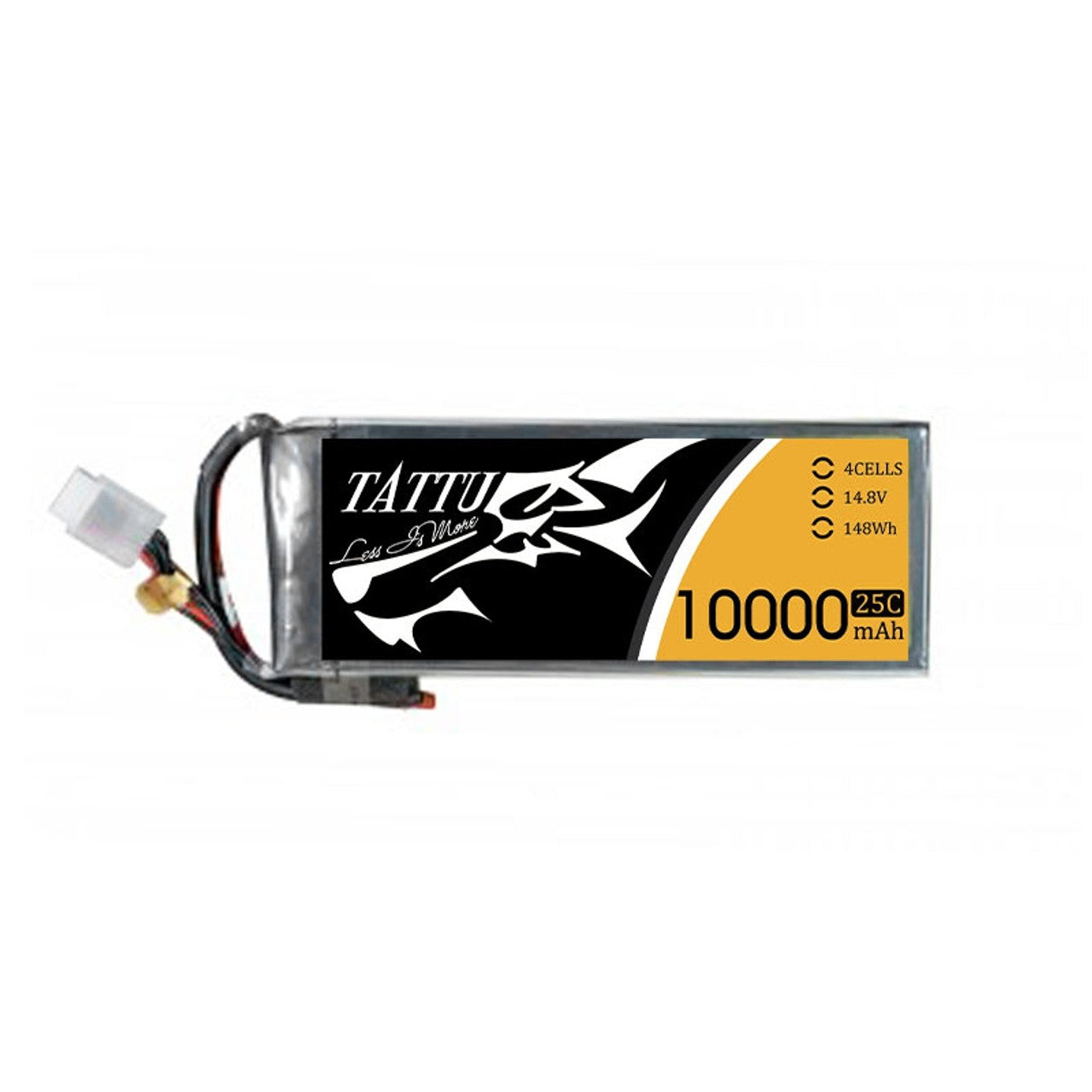 Tattu 4S 10000mAh 14.8V 25C Lipo Battery Pack Without Plug