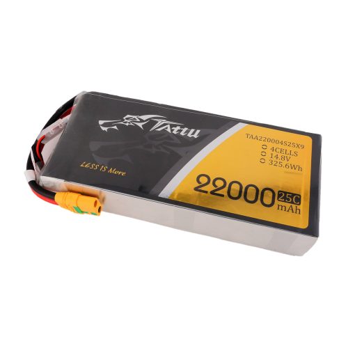 Tattu G-Tech 4S 22000mAh 14.8V 25C Lipo Battery With XT90-S Plug For UAV 4 Tattu G-Tech 4S 22000mAh 14.8V 25C Lipo Battery With XT90-S Plug For UAV - صورة Tattu G-Tech 4S 22000mAh 14.8V 25C Lipo Battery With XT90-S Plug For UAV - صورة 4
