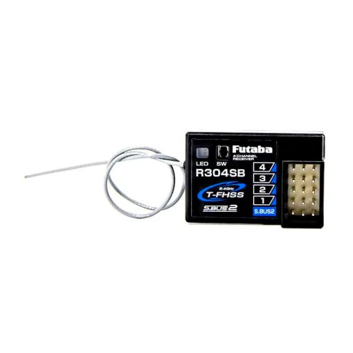 Futaba 4GRS 4-Channel 2.4GHZ Transmitter with R304SB Receiver for Surface Model - Image 3