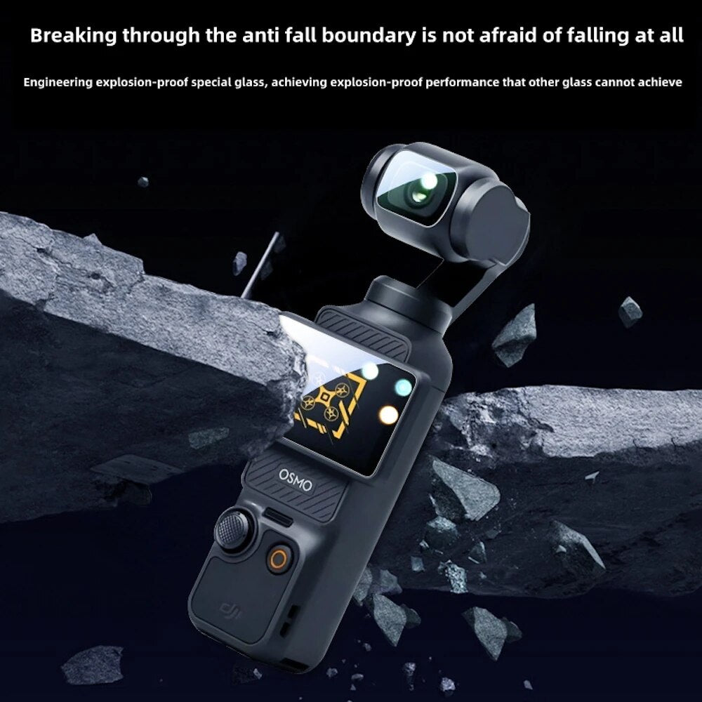 9H HD Tempered Glass for DJI OSMO Pocket 3 - Screen Protector For DJI Pocket 3 Gimbal Camera Lens Protect Glass Accessories - Image 5