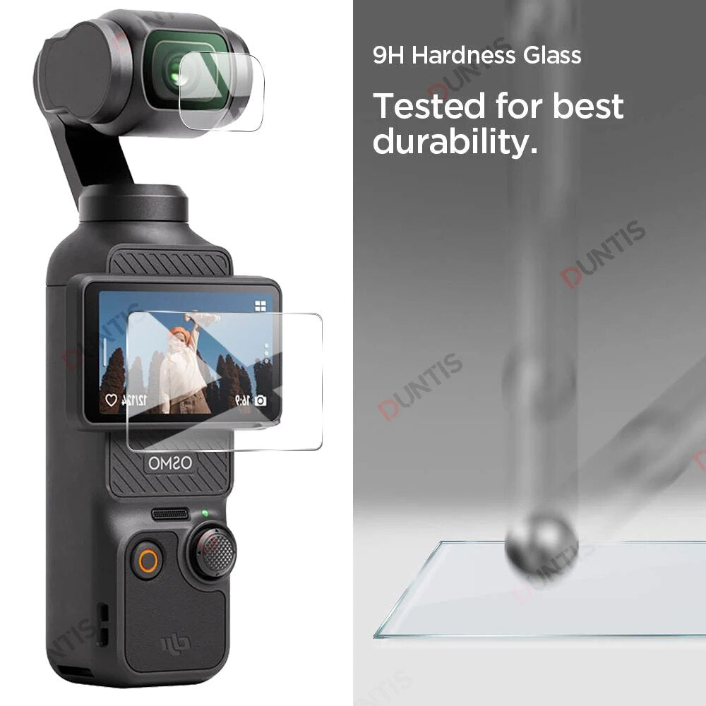9H HD Tempered Glass for DJI OSMO Pocket 3 - Screen Protector For DJI Pocket 3 Gimbal Camera Lens Protect Glass Accessories - Image 3