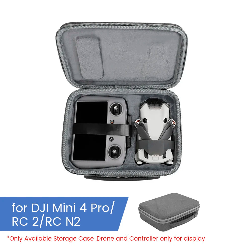 Portable Carrying Case For DJI Mini 4 Pro - Handbag Storage Bag for DJI RC 2/N1/N2 Drone Remote Controller Box 12 Portable Carrying Case For DJI Mini 4 Pro - Handbag Storage Bag for DJI RC 2/N1/N2 Drone Remote Controller Box - صورة Portable Carrying Case For DJI Mini 4 Pro - Handbag Storage Bag for DJI RC 2/N1/N2 Drone Remote Controller Box - صورة 12