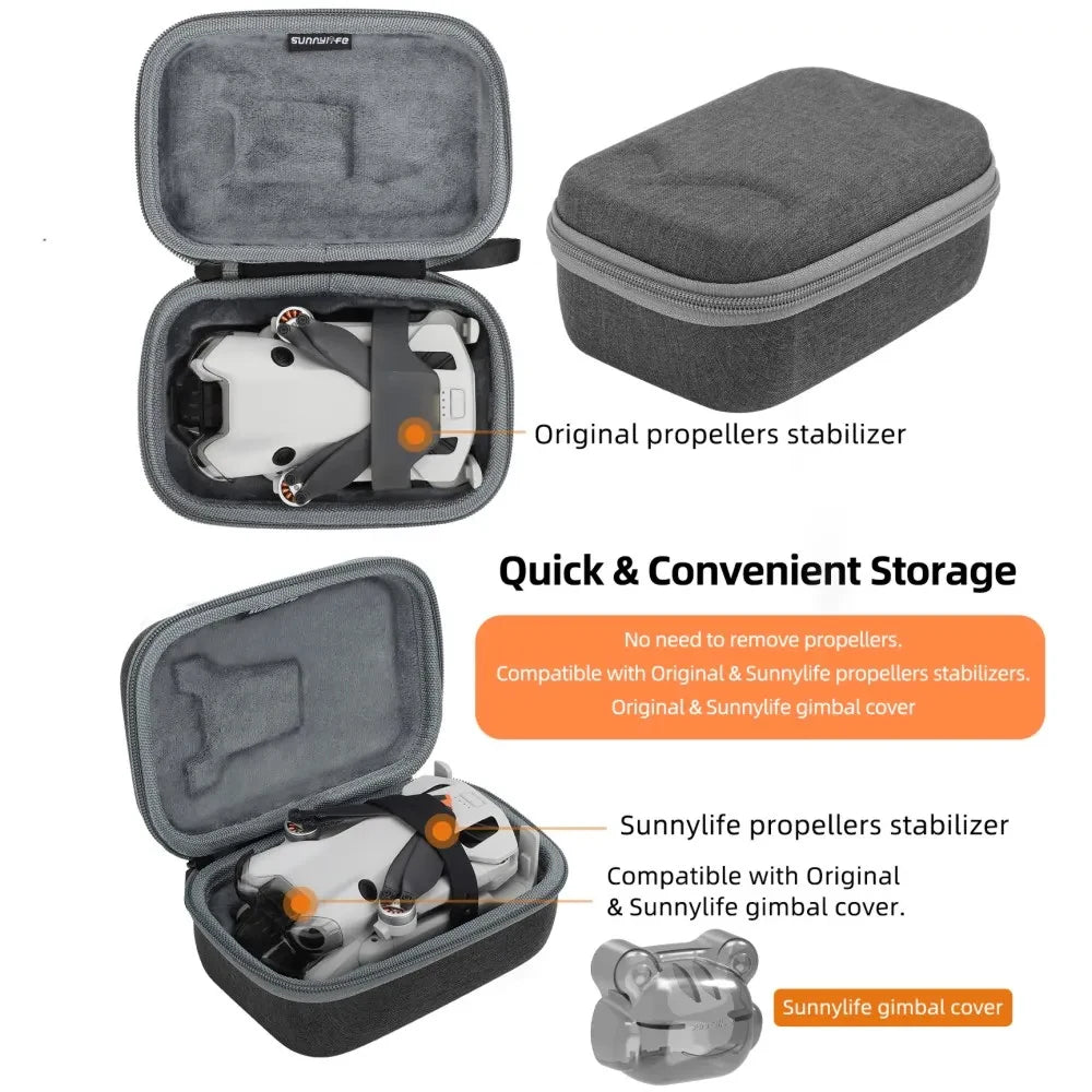 Portable Carrying Case For DJI Mini 4 Pro - Handbag Storage Bag for DJI RC 2/N1/N2 Drone Remote Controller Box 7 Portable Carrying Case For DJI Mini 4 Pro - Handbag Storage Bag for DJI RC 2/N1/N2 Drone Remote Controller Box - صورة Portable Carrying Case For DJI Mini 4 Pro - Handbag Storage Bag for DJI RC 2/N1/N2 Drone Remote Controller Box - صورة 7