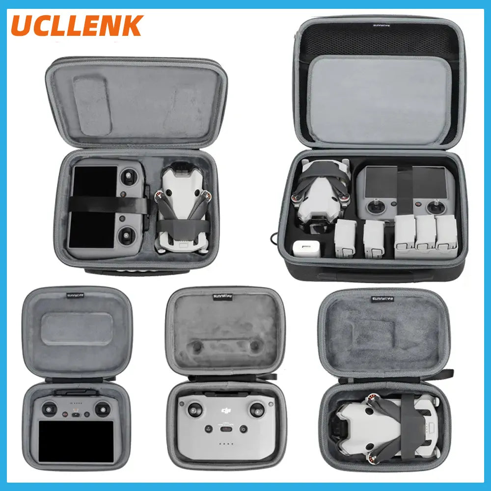 Portable Carrying Case For DJI Mini 4 Pro - Handbag Storage Bag for DJI RC 2/N1/N2 Drone Remote Controller Box 3 Portable Carrying Case For DJI Mini 4 Pro - Handbag Storage Bag for DJI RC 2/N1/N2 Drone Remote Controller Box - صورة Portable Carrying Case For DJI Mini 4 Pro - Handbag Storage Bag for DJI RC 2/N1/N2 Drone Remote Controller Box - صورة 3