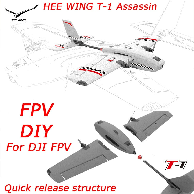 HEE WING T-1 Ranger RC Airplane KIT/PNP - Fixed Wing EPP Wingspan 730mm Adapted to DJI Snail Digital Transmission Long Battery Life — изображение 3