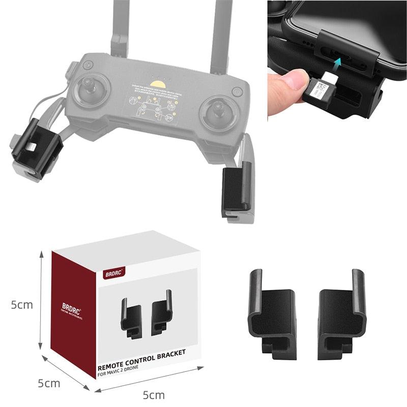 Phone Mount For DJI Mavic Mini Pro Air Spark Mavic 2 Zoom Drone Remote Control Clamp Clip Bracket Stable Phone Holder Accessory 1 Phone Mount For DJI Mavic Mini Pro Air Spark Mavic 2 Zoom Drone Remote Control Clamp Clip Bracket Stable Phone Holder Accessory