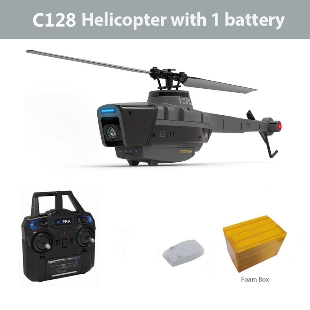 C128 2.4G RC Helicopter - 4 propellers 1080P Camera 6 axis electronic gyroscope air pressure for height vs C127 C186 RC Drone 4 C128 2.4G RC Helicopter - 4 propellers 1080P Camera 6 axis electronic gyroscope air pressure for height vs C127 C186 RC Drone — изображение 4