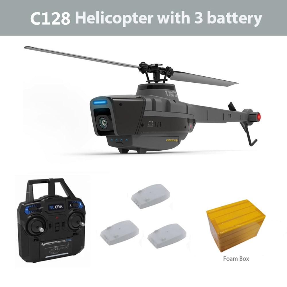 C128 2.4G RC Helicopter - 4 propellers 1080P Camera 6 axis electronic gyroscope air pressure for height vs C127 C186 RC Drone 3 C128 2.4G RC Helicopter - 4 propellers 1080P Camera 6 axis electronic gyroscope air pressure for height vs C127 C186 RC Drone — изображение 3