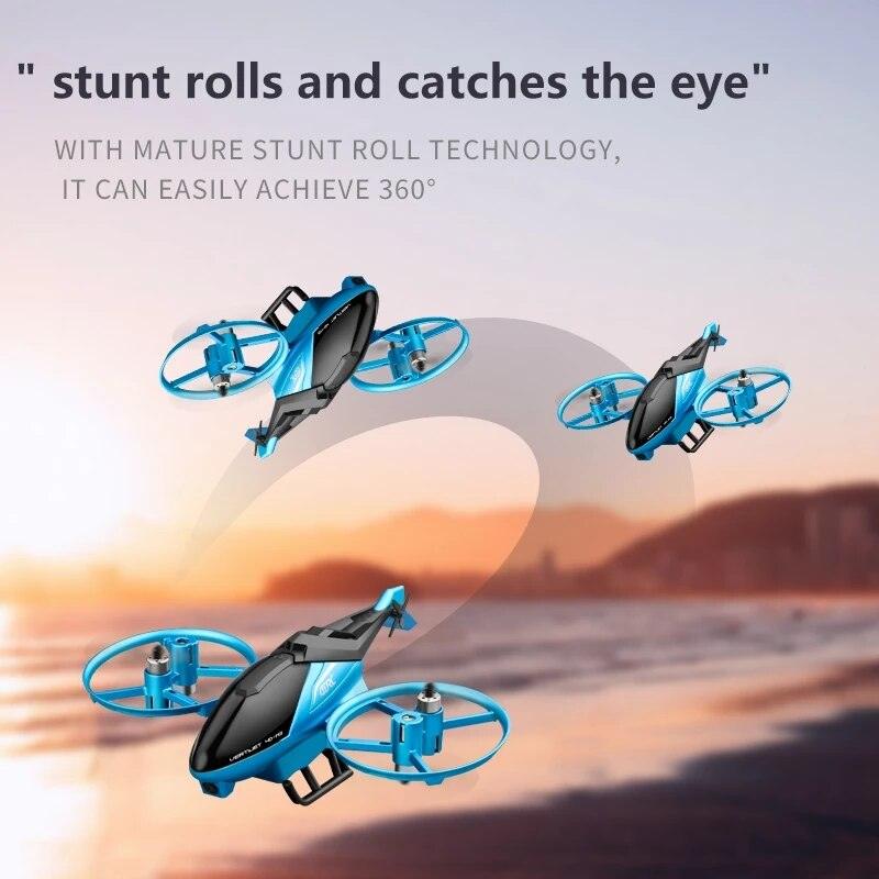 4DRC M3 RC Helicopter - 4.5CH 2.4G 3D Aerobatics Altitude Hold Helicopter with Camera Remote Control drone Toys with Blue/Red 24 4DRC M3 RC Helicopter - 4.5CH 2.4G 3D Aerobatics Altitude Hold Helicopter with Camera Remote Control drone Toys with Blue/Red - Image 24