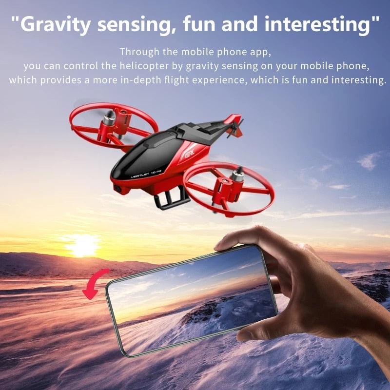 4DRC M3 RC Helicopter - 4.5CH 2.4G 3D Aerobatics Altitude Hold Helicopter with Camera Remote Control drone Toys with Blue/Red 20 4DRC M3 RC Helicopter - 4.5CH 2.4G 3D Aerobatics Altitude Hold Helicopter with Camera Remote Control drone Toys with Blue/Red - Image 20