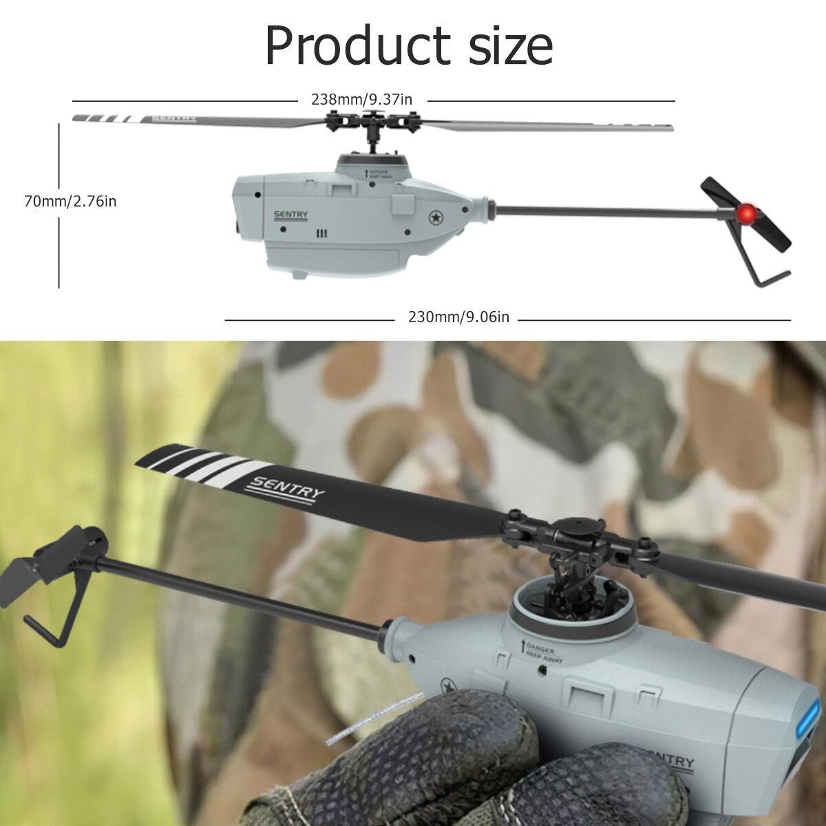 C127 2.4G RC Helicopter - Professional 720P Camera 6 Axis Gyro WIFI Sentry Spy RC Drone Wide Angle Single Paddle Without Ailerons 11 C127 2.4G RC Helicopter - Professional 720P Camera 6 Axis Gyro WIFI Sentry Spy RC Drone Wide Angle Single Paddle Without Ailerons - Image 11