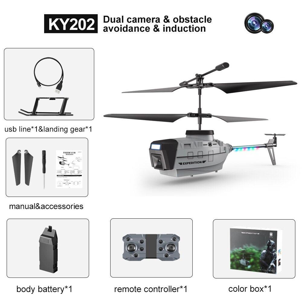 KY202 RC Helicopter Drone - 6-axis Wifi HD 4K Camera Gesture Sensing RC Helicopter Remote Control Toys for Boys 14 KY202 RC Helicopter Drone - 6-axis Wifi HD 4K Camera Gesture Sensing RC Helicopter Remote Control Toys for Boys - Image 14