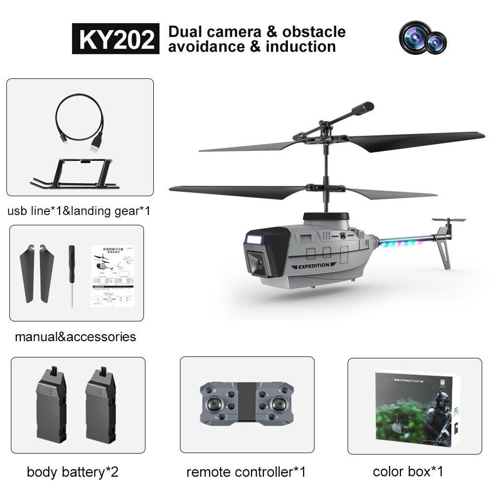 KY202 RC Helicopter Drone - 6-axis Wifi HD 4K Camera Gesture Sensing RC Helicopter Remote Control Toys for Boys 13 KY202 RC Helicopter Drone - 6-axis Wifi HD 4K Camera Gesture Sensing RC Helicopter Remote Control Toys for Boys - Image 13