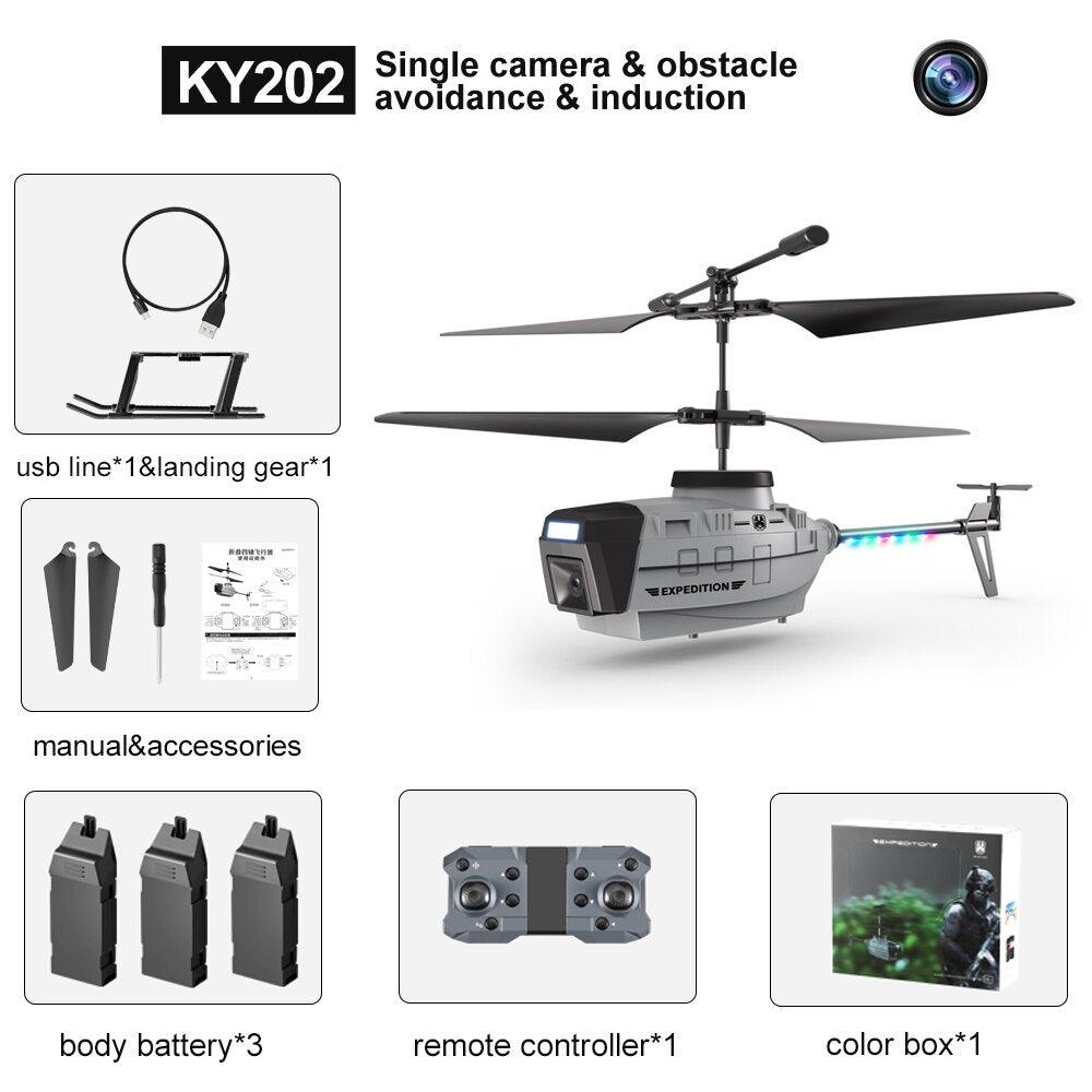 KY202 RC Helicopter Drone - 6-axis Wifi HD 4K Camera Gesture Sensing RC Helicopter Remote Control Toys for Boys 12 KY202 RC Helicopter Drone - 6-axis Wifi HD 4K Camera Gesture Sensing RC Helicopter Remote Control Toys for Boys - Image 12