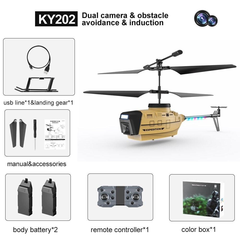 KY202 RC Helicopter Drone - 6-axis Wifi HD 4K Camera Gesture Sensing RC Helicopter Remote Control Toys for Boys 8 KY202 RC Helicopter Drone - 6-axis Wifi HD 4K Camera Gesture Sensing RC Helicopter Remote Control Toys for Boys - Image 8