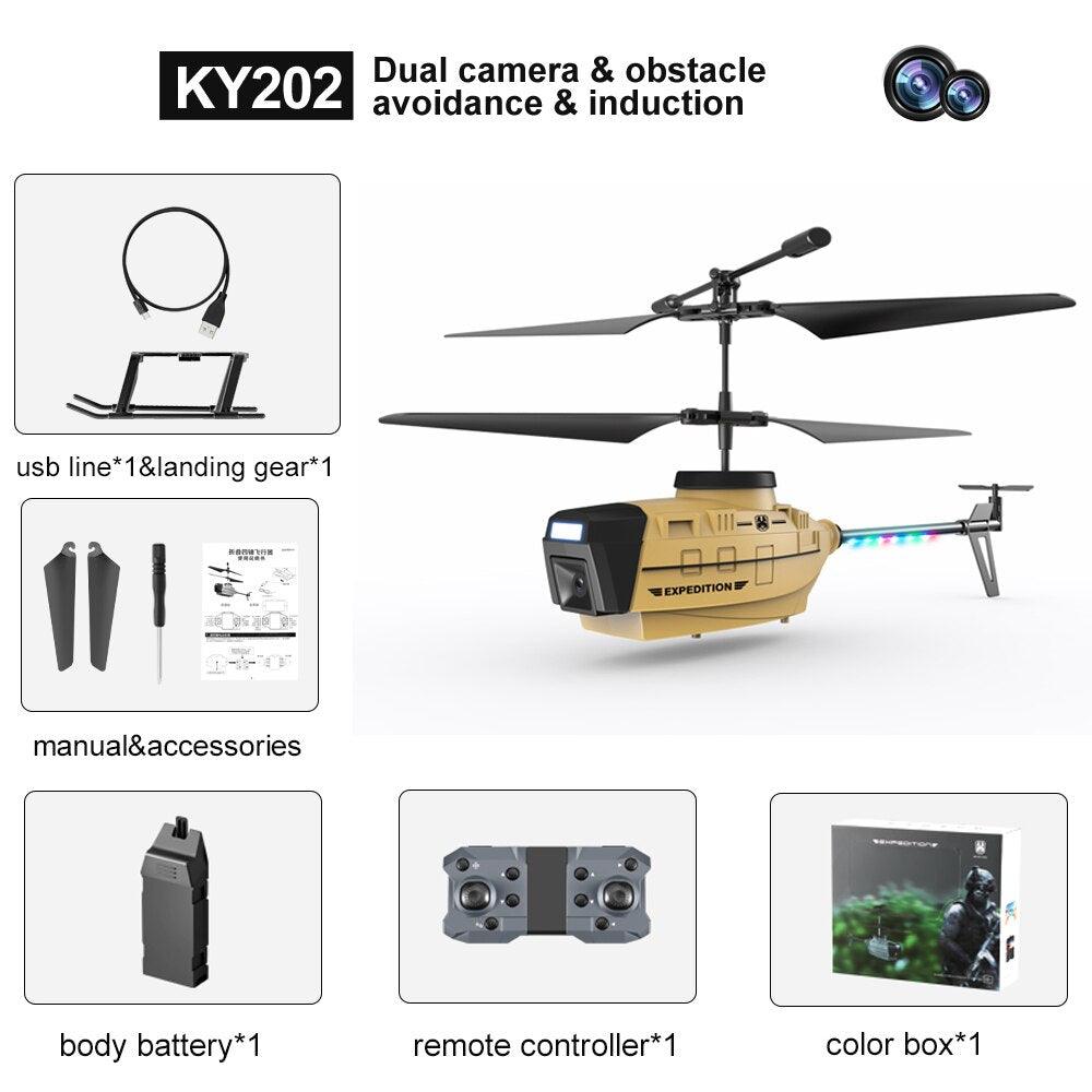 KY202 RC Helicopter Drone - 6-axis Wifi HD 4K Camera Gesture Sensing RC Helicopter Remote Control Toys for Boys 6 KY202 RC Helicopter Drone - 6-axis Wifi HD 4K Camera Gesture Sensing RC Helicopter Remote Control Toys for Boys - Image 6