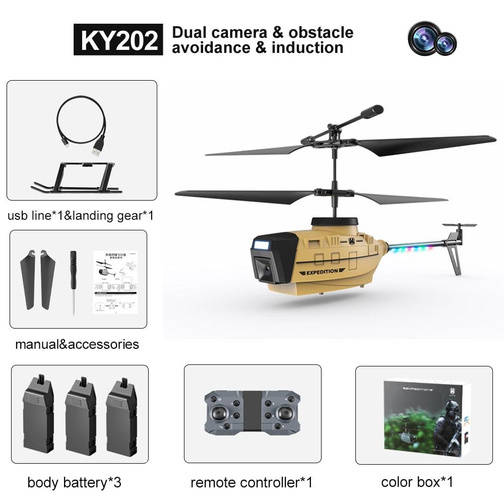 KY202 RC Helicopter Drone - 6-axis Wifi HD 4K Camera Gesture Sensing RC Helicopter Remote Control Toys for Boys 5 KY202 RC Helicopter Drone - 6-axis Wifi HD 4K Camera Gesture Sensing RC Helicopter Remote Control Toys for Boys - Image 5