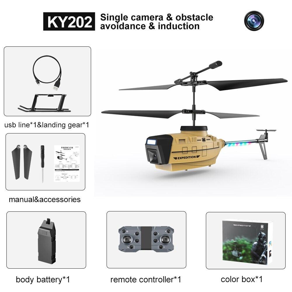 KY202 RC Helicopter Drone - 6-axis Wifi HD 4K Camera Gesture Sensing RC Helicopter Remote Control Toys for Boys 4 KY202 RC Helicopter Drone - 6-axis Wifi HD 4K Camera Gesture Sensing RC Helicopter Remote Control Toys for Boys - Image 4