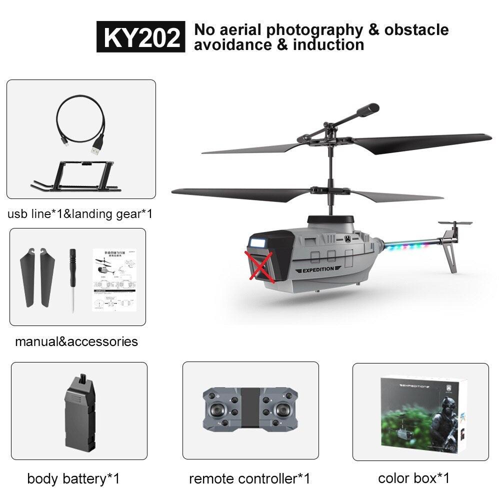 KY202 RC Helicopter Drone - 6-axis Wifi HD 4K Camera Gesture Sensing RC Helicopter Remote Control Toys for Boys 3 KY202 RC Helicopter Drone - 6-axis Wifi HD 4K Camera Gesture Sensing RC Helicopter Remote Control Toys for Boys - Image 3