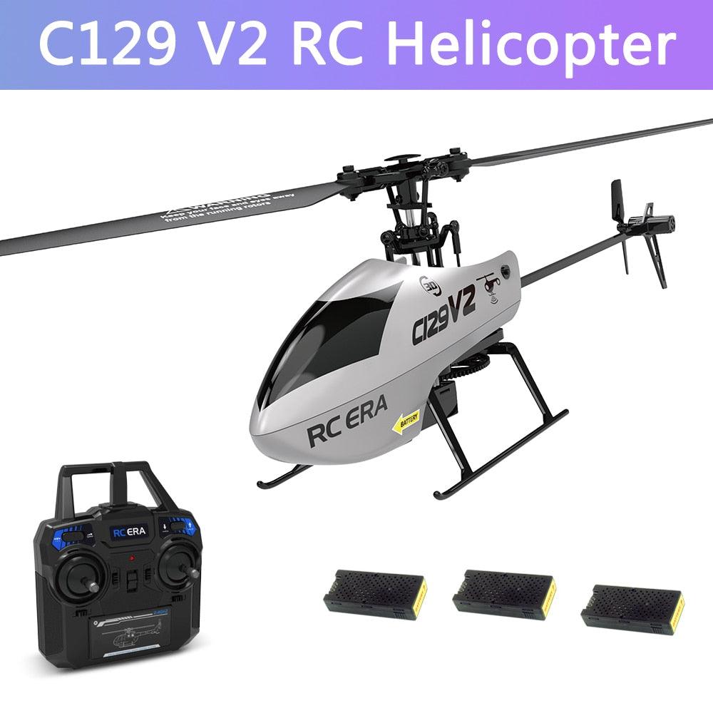 C129 V2 RC Helicopter - 6 Channel Remote Controller Helicopter Charging Toy Drone Model UAV Outdoor Aircraft RC Toy 3 C129 V2 RC Helicopter - 6 Channel Remote Controller Helicopter Charging Toy Drone Model UAV Outdoor Aircraft RC Toy — изображение 3