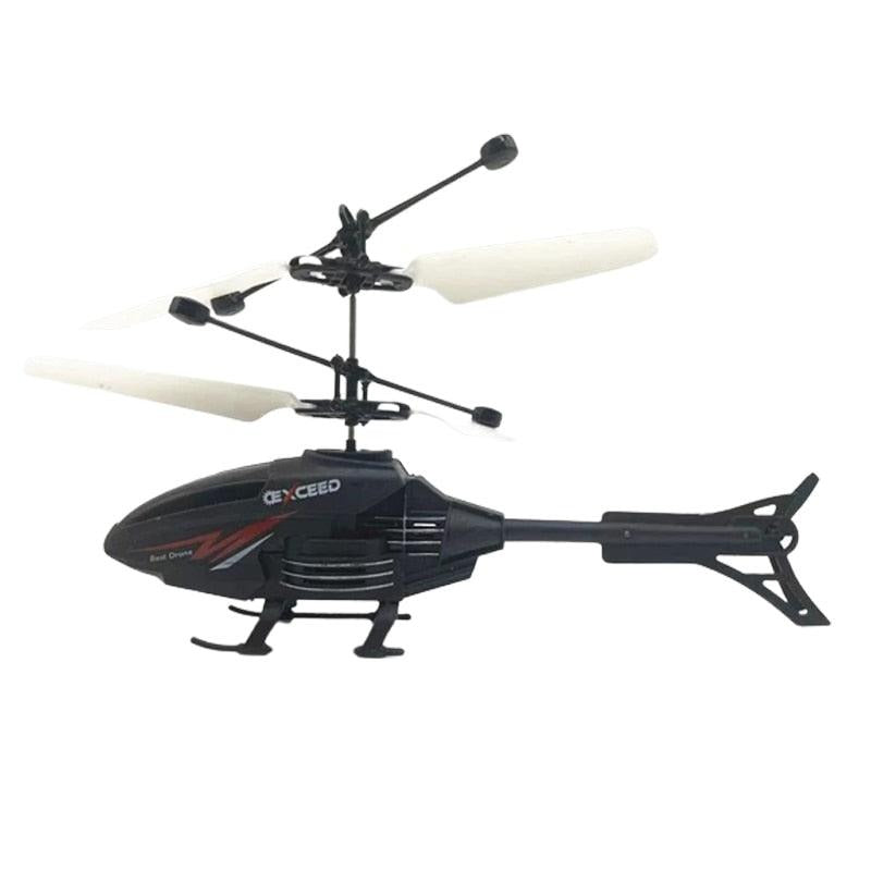 DW2137 Rc Helicopter - 2 Channel Remote Control Mini Drone Flying Helicopter Infraed Induction Kid Toys Aircraft LED Drone Flying Suspension Induction Helicopter