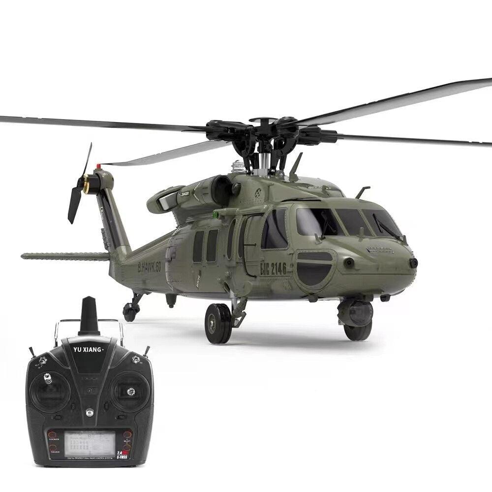 F09 RC Helicopter - 1:47 Scale Of The U.S. UH60-Black Hawk 6 Channels Flybarless Arobatic Professional Remote Control Toy Plane 2 F09 RC Helicopter - 1:47 Scale Of The U.S. UH60-Black Hawk 6 Channels Flybarless Arobatic Professional Remote Control Toy Plane - Image 2
