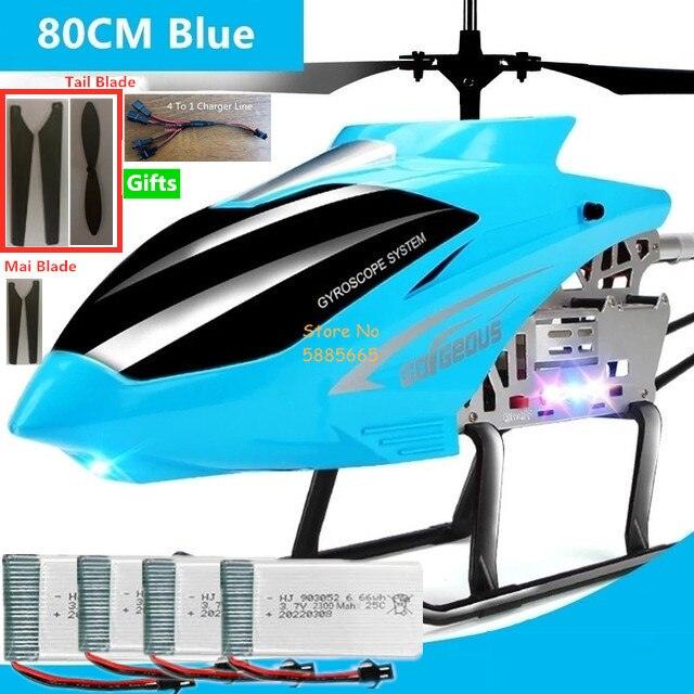 80CM Rc Helicopter - Big Alloy Remote Control Helicopter Model Dual Flexible Propeller Anti-Crash LED Colorful Light Electric RC Helicopter Toy 28 80CM Rc Helicopter - Big Alloy Remote Control Helicopter Model Dual Flexible Propeller Anti-Crash LED Colorful Light Electric RC Helicopter Toy - Image 28
