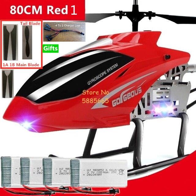 80CM Rc Helicopter - Big Alloy Remote Control Helicopter Model Dual Flexible Propeller Anti-Crash LED Colorful Light Electric RC Helicopter Toy 27 80CM Rc Helicopter - Big Alloy Remote Control Helicopter Model Dual Flexible Propeller Anti-Crash LED Colorful Light Electric RC Helicopter Toy - Image 27