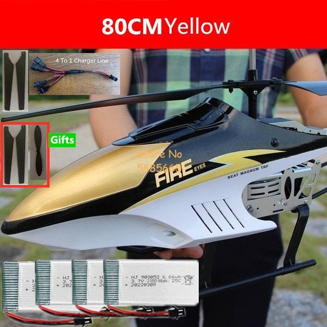 80CM Rc Helicopter - Big Alloy Remote Control Helicopter Model Dual Flexible Propeller Anti-Crash LED Colorful Light Electric RC Helicopter Toy 24 80CM Rc Helicopter - Big Alloy Remote Control Helicopter Model Dual Flexible Propeller Anti-Crash LED Colorful Light Electric RC Helicopter Toy - Image 24