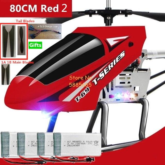 80CM Rc Helicopter - Big Alloy Remote Control Helicopter Model Dual Flexible Propeller Anti-Crash LED Colorful Light Electric RC Helicopter Toy 22 80CM Rc Helicopter - Big Alloy Remote Control Helicopter Model Dual Flexible Propeller Anti-Crash LED Colorful Light Electric RC Helicopter Toy - Image 22