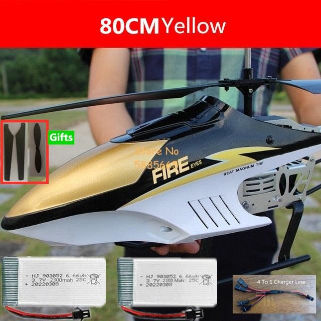 80CM Rc Helicopter - Big Alloy Remote Control Helicopter Model Dual Flexible Propeller Anti-Crash LED Colorful Light Electric RC Helicopter Toy 20 80CM Rc Helicopter - Big Alloy Remote Control Helicopter Model Dual Flexible Propeller Anti-Crash LED Colorful Light Electric RC Helicopter Toy - Image 20