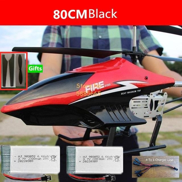 80CM Rc Helicopter - Big Alloy Remote Control Helicopter Model Dual Flexible Propeller Anti-Crash LED Colorful Light Electric RC Helicopter Toy 17 80CM Rc Helicopter - Big Alloy Remote Control Helicopter Model Dual Flexible Propeller Anti-Crash LED Colorful Light Electric RC Helicopter Toy - Image 17
