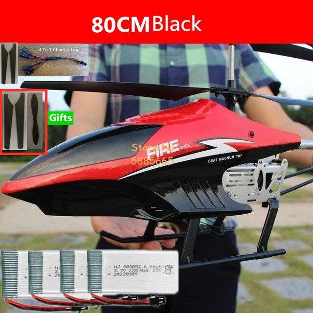 80CM Rc Helicopter - Big Alloy Remote Control Helicopter Model Dual Flexible Propeller Anti-Crash LED Colorful Light Electric RC Helicopter Toy 13 80CM Rc Helicopter - Big Alloy Remote Control Helicopter Model Dual Flexible Propeller Anti-Crash LED Colorful Light Electric RC Helicopter Toy - Image 13