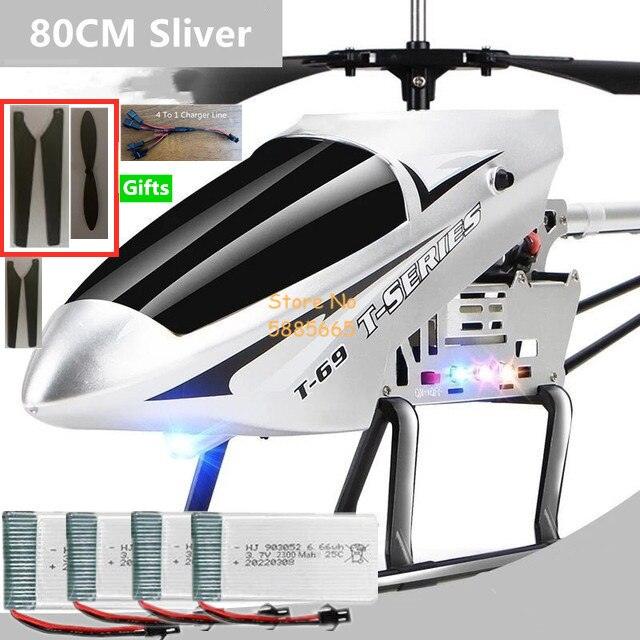 80CM Rc Helicopter - Big Alloy Remote Control Helicopter Model Dual Flexible Propeller Anti-Crash LED Colorful Light Electric RC Helicopter Toy 12 80CM Rc Helicopter - Big Alloy Remote Control Helicopter Model Dual Flexible Propeller Anti-Crash LED Colorful Light Electric RC Helicopter Toy - Image 12