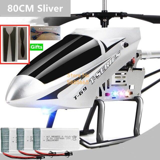80CM Rc Helicopter - Big Alloy Remote Control Helicopter Model Dual Flexible Propeller Anti-Crash LED Colorful Light Electric RC Helicopter Toy 8 80CM Rc Helicopter - Big Alloy Remote Control Helicopter Model Dual Flexible Propeller Anti-Crash LED Colorful Light Electric RC Helicopter Toy - Image 8