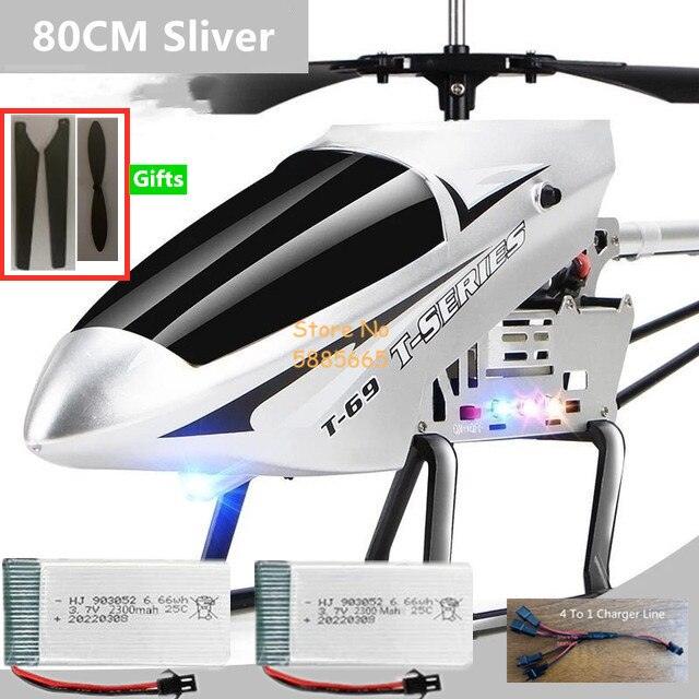 80CM Rc Helicopter - Big Alloy Remote Control Helicopter Model Dual Flexible Propeller Anti-Crash LED Colorful Light Electric RC Helicopter Toy 7 80CM Rc Helicopter - Big Alloy Remote Control Helicopter Model Dual Flexible Propeller Anti-Crash LED Colorful Light Electric RC Helicopter Toy - Image 7