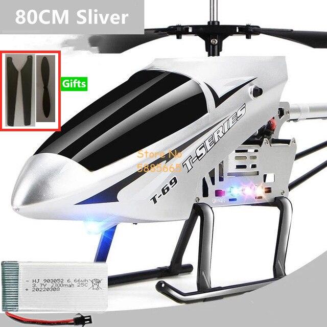 80CM Rc Helicopter - Big Alloy Remote Control Helicopter Model Dual Flexible Propeller Anti-Crash LED Colorful Light Electric RC Helicopter Toy 4 80CM Rc Helicopter - Big Alloy Remote Control Helicopter Model Dual Flexible Propeller Anti-Crash LED Colorful Light Electric RC Helicopter Toy - Image 4